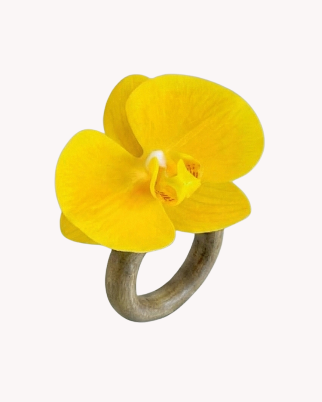 Porta-guardanapo Orquídea Amarela