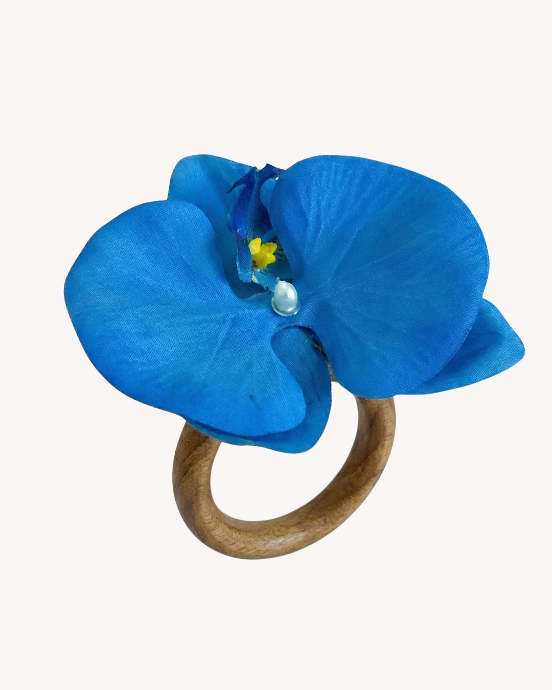 Porta-guardanapo Orquídea Azul Royal