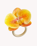 Porta-guardanapo Orquídea Mostarda
