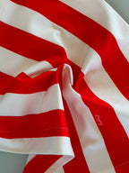 Americano "Listras" Branco & Vermelho